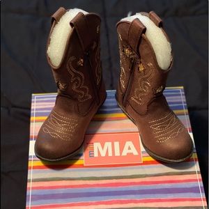 Mia Toddler cowgirl boots